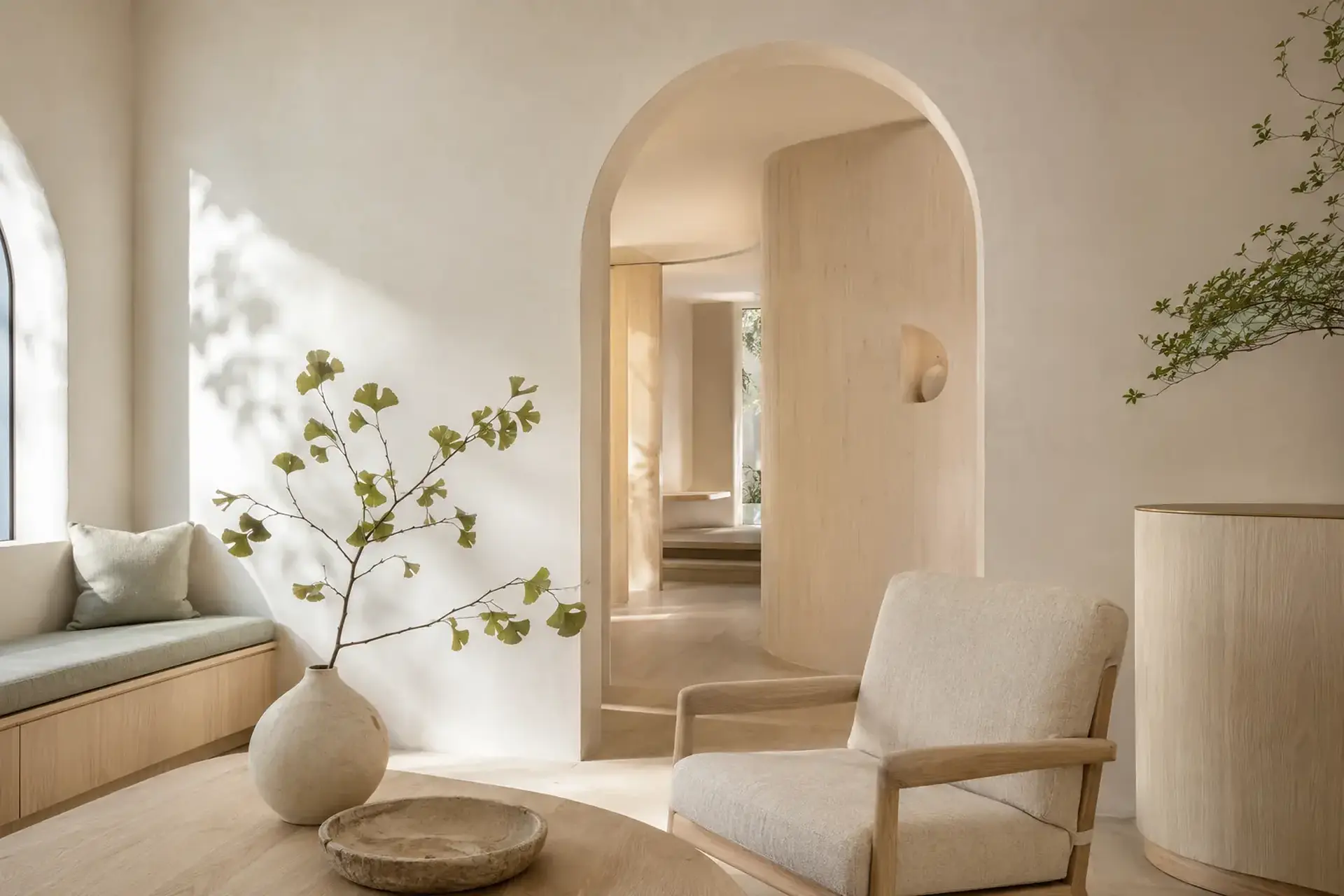 A calm, modern wellness consultation space